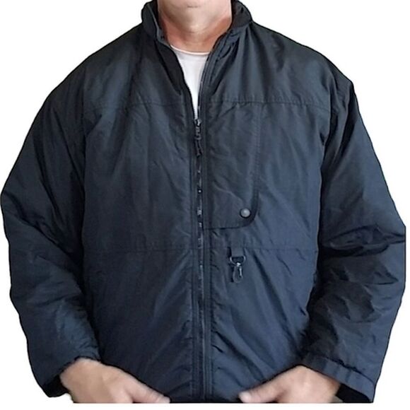 Performance Outfitters Black Windbreaker Winter sz L - Picture 1 of 9